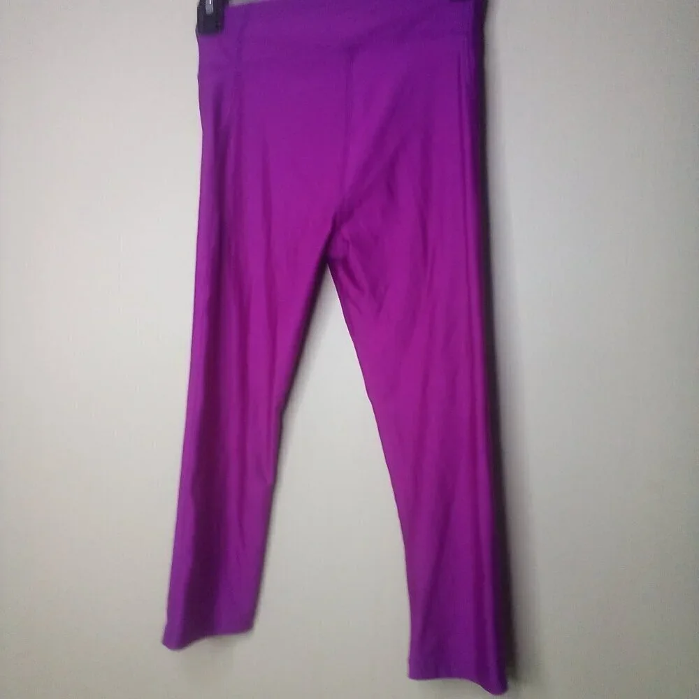 Under Armour Leggings XS Women Compression Heat Gear Active Athletic Purple Pink